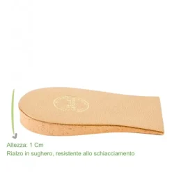 Alzatacco 1cm Rigido per Rialzare il Tallone delle Scarpe