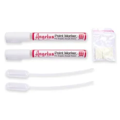 Angelus Set 2 Pennarelli Vuoti da 3 mm con Ricambi