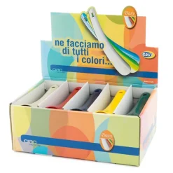 Calzascapre in Plastica 15cm Confezione 100 calzanti colorati - Cura della Scarpa per Negozi