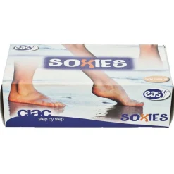 Calze usa e getta per prova scarpe 100 pezzi beige per negozio di calzature