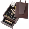 Cassetta in pregiato Legno Completa per Rinnovare Scarpe in Pelle - Famaco Paris Pied Cireur