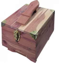 Cassetta Porta Lucidi e Accessori per Scarpe in Legno di Cedro Aromatico