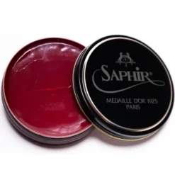 Cera per Lucidare Scarpe in Pelle Liscia - Saphir Medaille D'Or Pate de Luxe 100ml