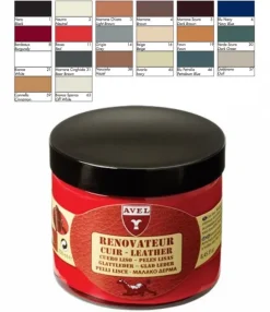 Crema per Divani in Pelle e Interni Auto Rinnova e Lucida il Colore - Saphir Avel 275ml