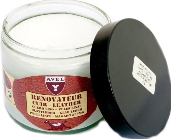 Crema per Divani in Pelle e Interni Auto Rinnova e Lucida il Colore - Saphir Avel 275ml