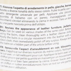 Crema per Rinnovare il Colore di Divani Scarpe Borse in Pelle - Prestige 250ml