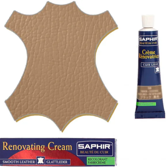 Crema rinnova colore per accessori in pelle - Saphir Renovating