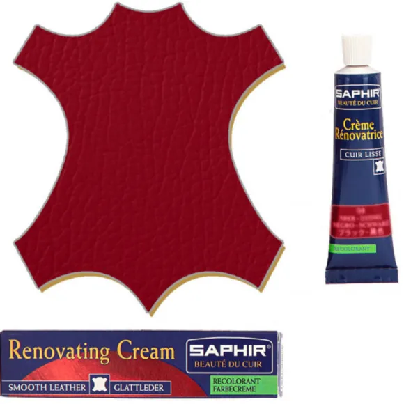 Crema rinnova colore per accessori in pelle - Saphir Renovating