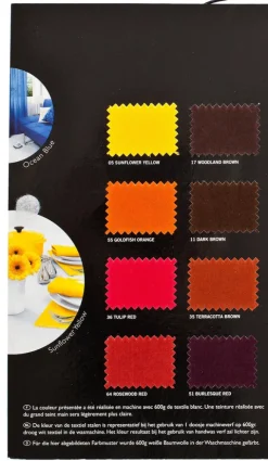 Dylon Tintura per Tessuti in Lavatrice a 40° Cotone Lino Viscosa tutti i colori