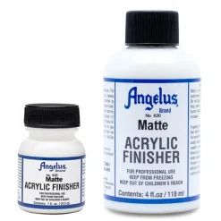 Fissativo Opaco post Tintura Per Pelle Liscia Angelus Matte Acrylic Finisher