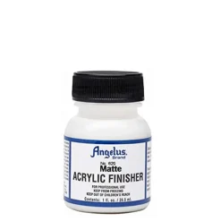 Fissativo Opaco post Tintura Per Pelle Liscia Angelus Matte Acrylic Finisher