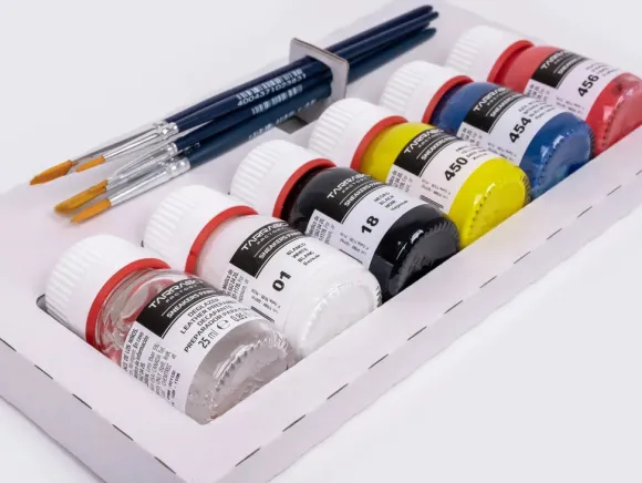 Kit per Tingere le Scarpe in Pelle Liscia con 5 Colori - Tarrago Sneakers Paint