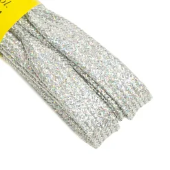 Lacci Argento Lucido - Stringhe Lunghe 120cm per Scarpe