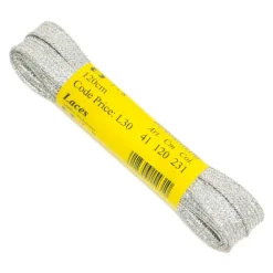 Lacci Argento Lucido - Stringhe Lunghe 120cm per Scarpe