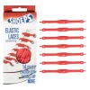 Lacci da Scarpe Elastici in Silicone Rossi - Mai più Scarpe Slacciate