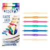 Lacci da Scarpe Elastici in Silicone Mix 2.0 - Mai più Scarpe Slacciate