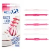 Lacci da Scarpe Elastici in Silicone Mix Pink - Mai più Scarpe Slacciate
