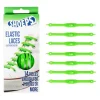 Lacci da Scarpe Elastici in Silicone Verde - Mai più Scarpe Slacciate