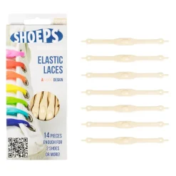 Lacci da Scarpe Elastici in Silicone Color Perla - Mai più Scarpe Slacciate