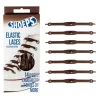 Lacci da Scarpe Elastici in Silicone Marrone - Mai più Scarpe Slacciate