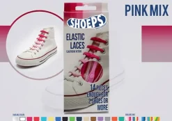 Lacci da Scarpe Elastici in Silicone Mix Pink - Mai più Scarpe Slacciate