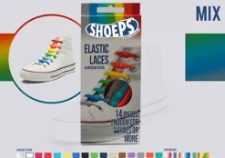 Lacci da Scarpe Elastici in Silicone Mix Multicolor - Mai più Scarpe Slacciate