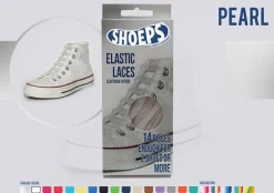 Lacci da Scarpe Elastici in Silicone Color Perla - Mai più Scarpe Slacciate