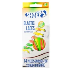 Lacci da Scarpe Elastici in Silicone Glow Dark Mix - Mai più Scarpe Slacciate