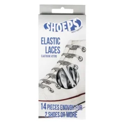 Lacci da Scarpe Elastici in Silicone Silver - Mai più Scarpe Slacciate