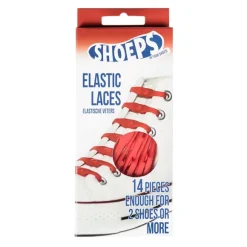Lacci da Scarpe Elastici in Silicone Rossi - Mai più Scarpe Slacciate