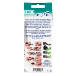 Lacci da Scarpe Elastici in Silicone Verde Acqua - Mai più Scarpe Slacciate