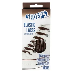 Lacci da Scarpe Elastici in Silicone Marrone - Mai più Scarpe Slacciate
