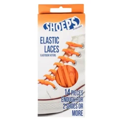 Lacci da Scarpe Elastici in Silicone Orange - Mai più Scarpe Slacciate