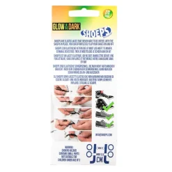 Lacci da Scarpe Elastici in Silicone Glow Dark Mix - Mai più Scarpe Slacciate