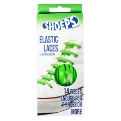 Lacci da Scarpe Elastici in Silicone Verde - Mai più Scarpe Slacciate