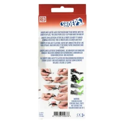 Lacci da Scarpe Elastici in Silicone Rossi - Mai più Scarpe Slacciate