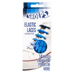Lacci da Scarpe Elastici in Silicone Blue Mix - Mai più Scarpe Slacciate