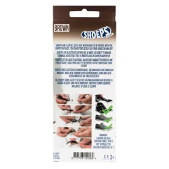 Lacci da Scarpe Elastici in Silicone Marrone - Mai più Scarpe Slacciate