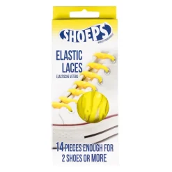 Lacci da Scarpe Elastici in Silicone Gialli - Mai più Scarpe Slacciate