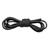 Lacci da Scarpe Neri Tondi Fini 2.5mm - Stringhe Varie Misure