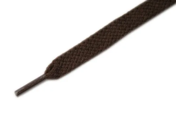 Lacci da Scarpe Piatti in Cotone Stringhe tutti i Colori 60cm - 75cm - 90cm - 120cm