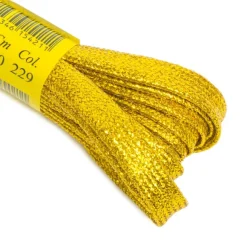 Lacci Oro LucidoLunghi 120cm - Stringhe per Scarpe