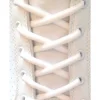 Lacci per Scarpe Bianchi Ovali 7mm - Stringhe in Cotone per Scarpa Sportiva