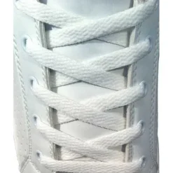 Lacci per Scarpe Bianchi Piatti 7mm - Stringhe in Cotone