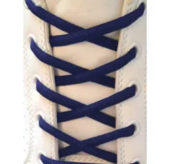 Lacci per Scarpe Blu Ovali 7mm - Stringhe in Cotone per Scarpa Sportiva