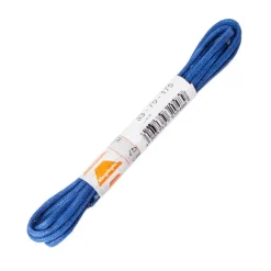 Lacci per Scarpe Blu Tondi Fini Cerati - Stringhe in Cotone 75cm