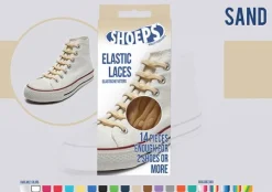 Lacci per Scarpe Elastici Beige - Mai più scarpe slacciate