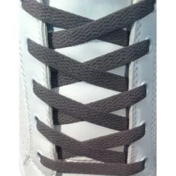 Lacci per Scarpe Grigio Scuro Piatti - Stringhe varie Lunghezze