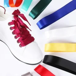 Lacci per Scarpe in Raso 100cm vari colori