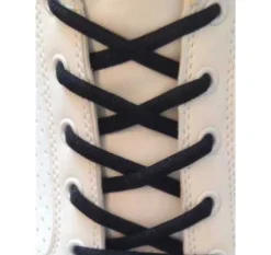 Lacci per Scarpe Neri Ovali - Stringhe per Sneakers
